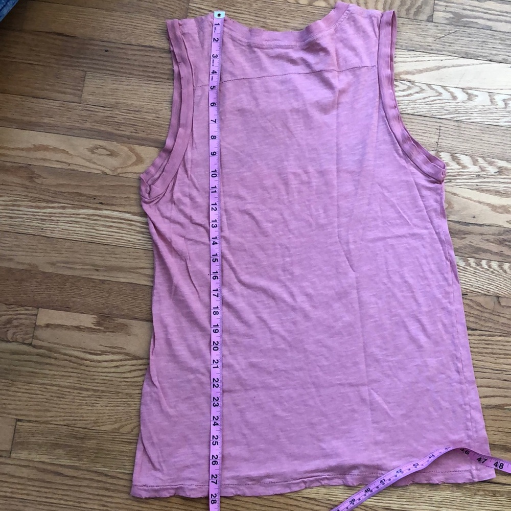 Junk Food pink Beachy Tank Top Sleeveless Shirt - Picture 7 of 8